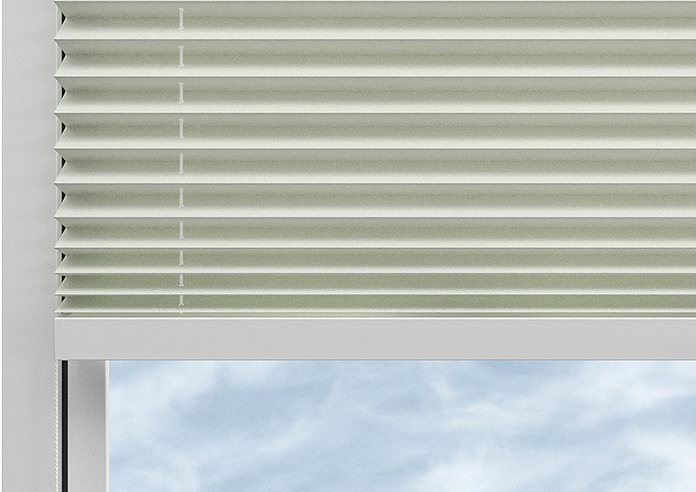 Solaris, Whisp Grey - Stick Fit Pleated Blind - Image 11